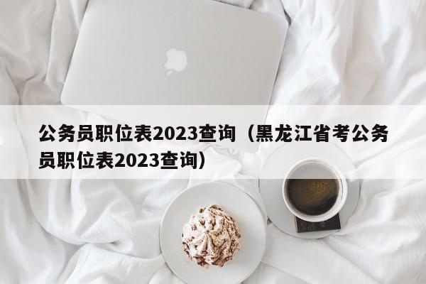 公务员职位表2023查询（黑龙江省考公务员职位表2023查询）